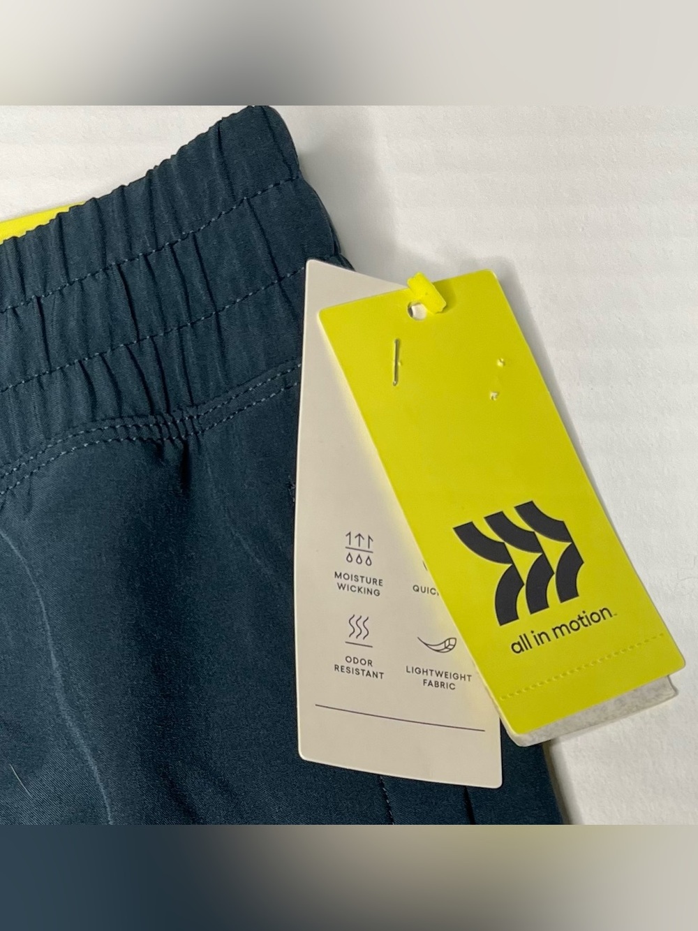 NWT ‘all in motion’ Men's Athletic Shorts in Navy Blue - Picture 3 of 4